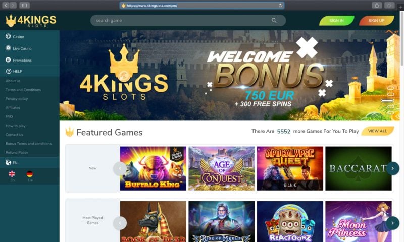online casino f